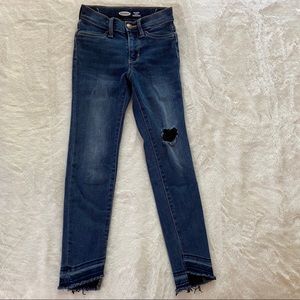 Distressed Old Navy Ballerina Jeans, kids sz 8